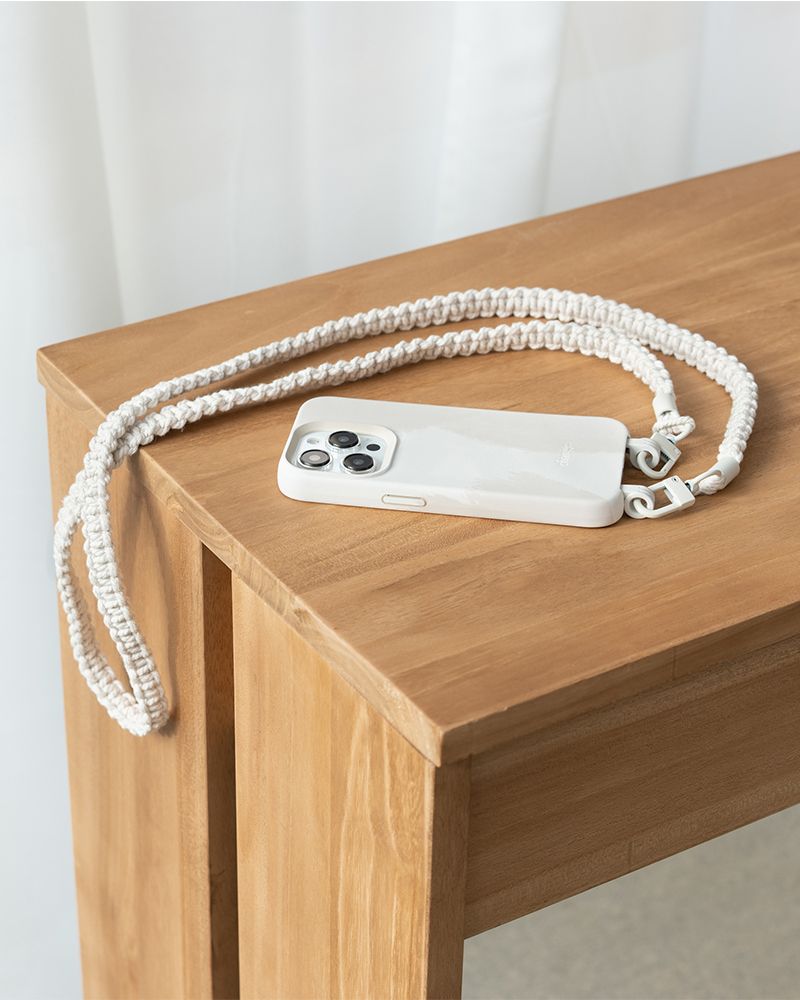 Geflochtene Handykette abnehmbar