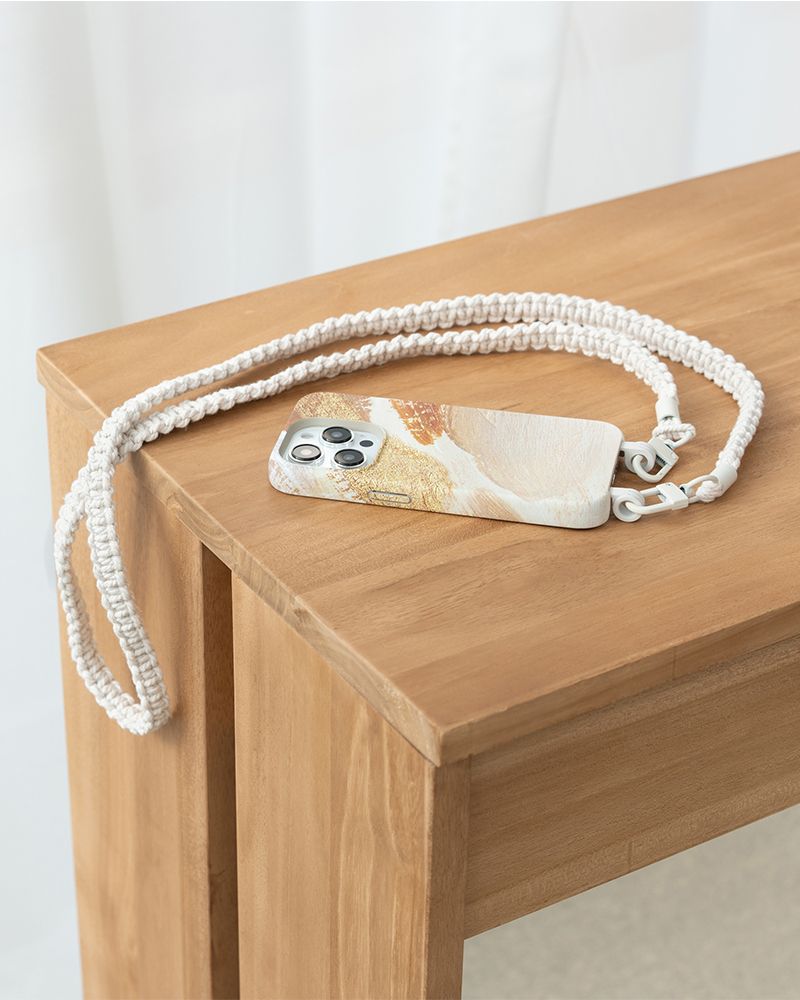 Geflochtene Handykette abnehmbar