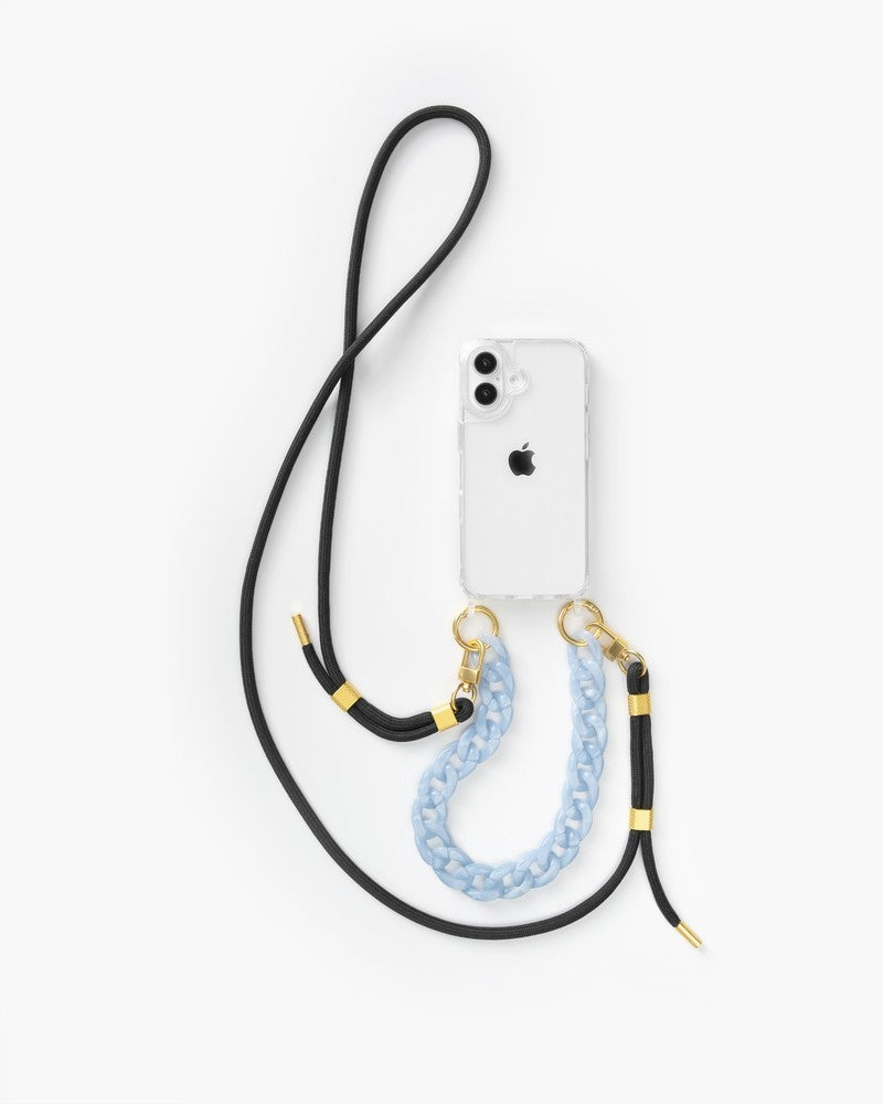Clear Bundle iPhone 16 black/bleu