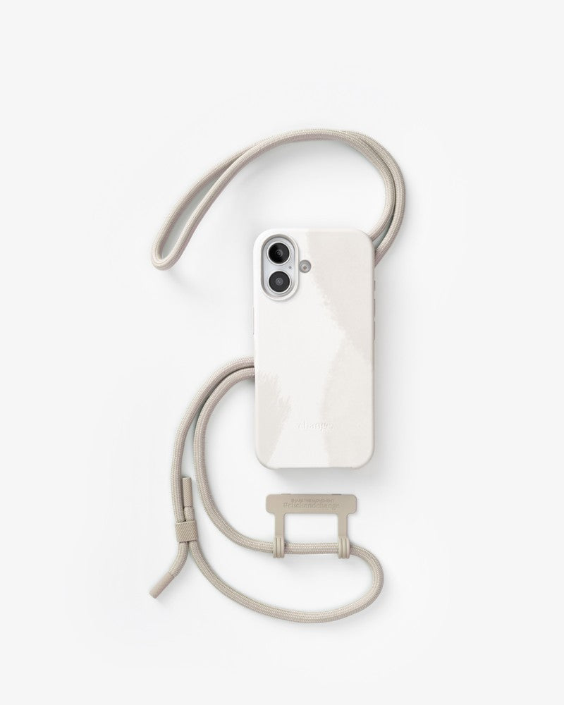 Handykette iPhone 16 Dove White