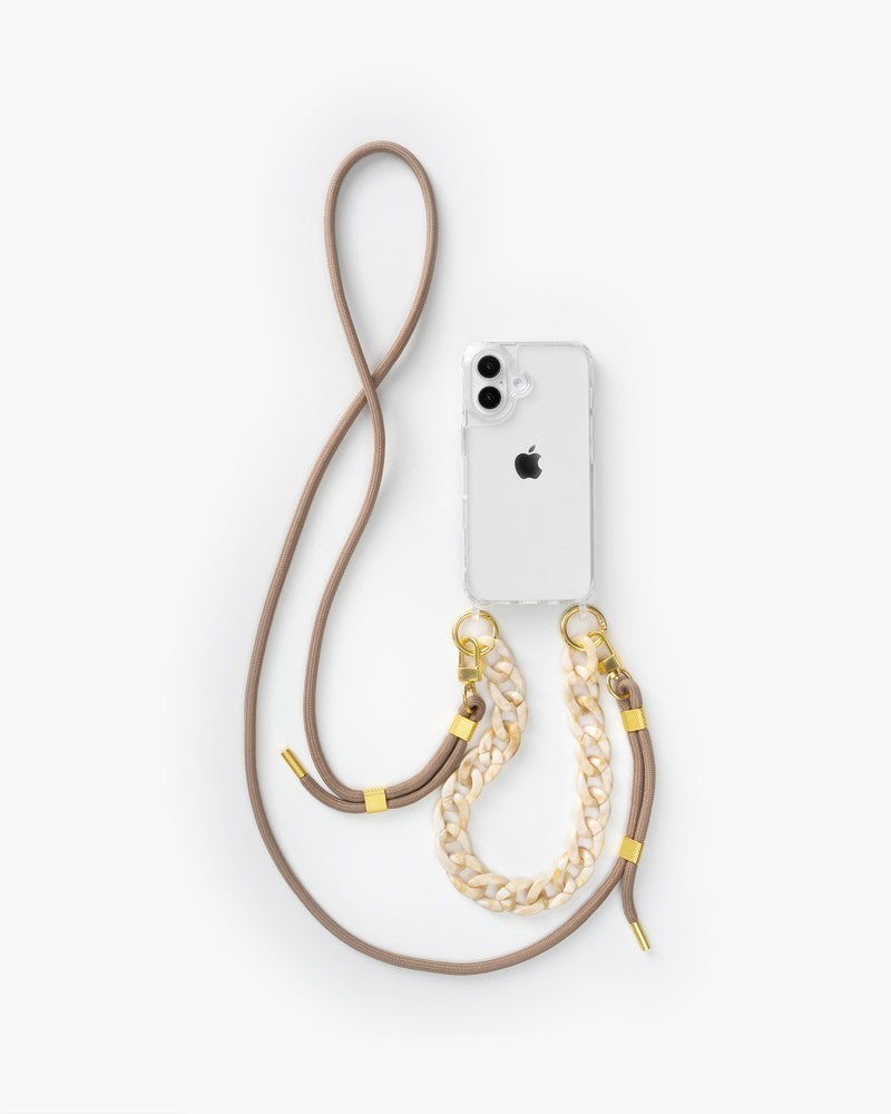 Clear Bundle iPhone 16 taupe/beige