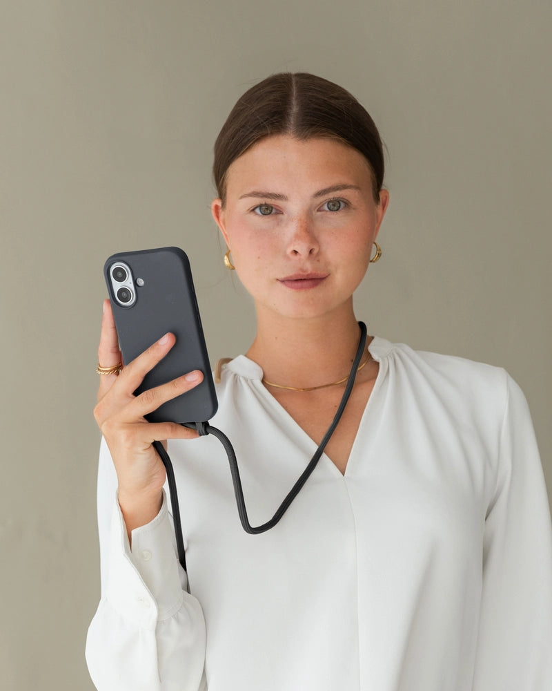 Handykette iPhone 16 Schwarz