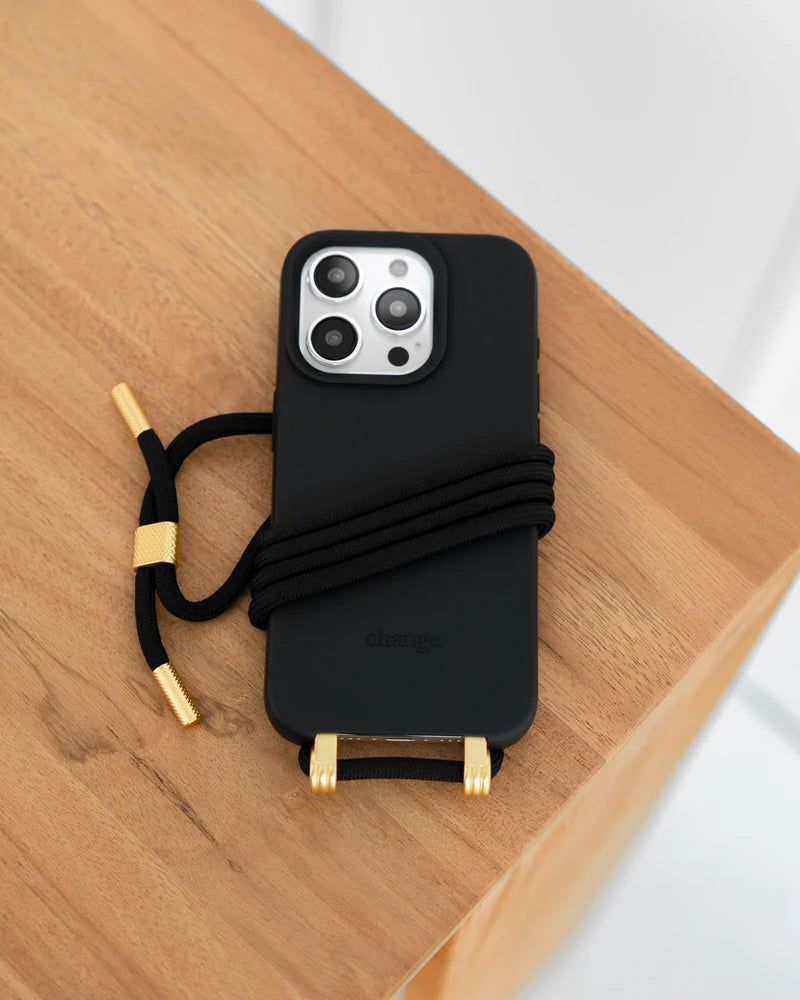 Handykette iPhone 15 Schwarz