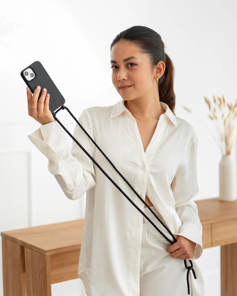 Handykette iPhone 15 Schwarz
