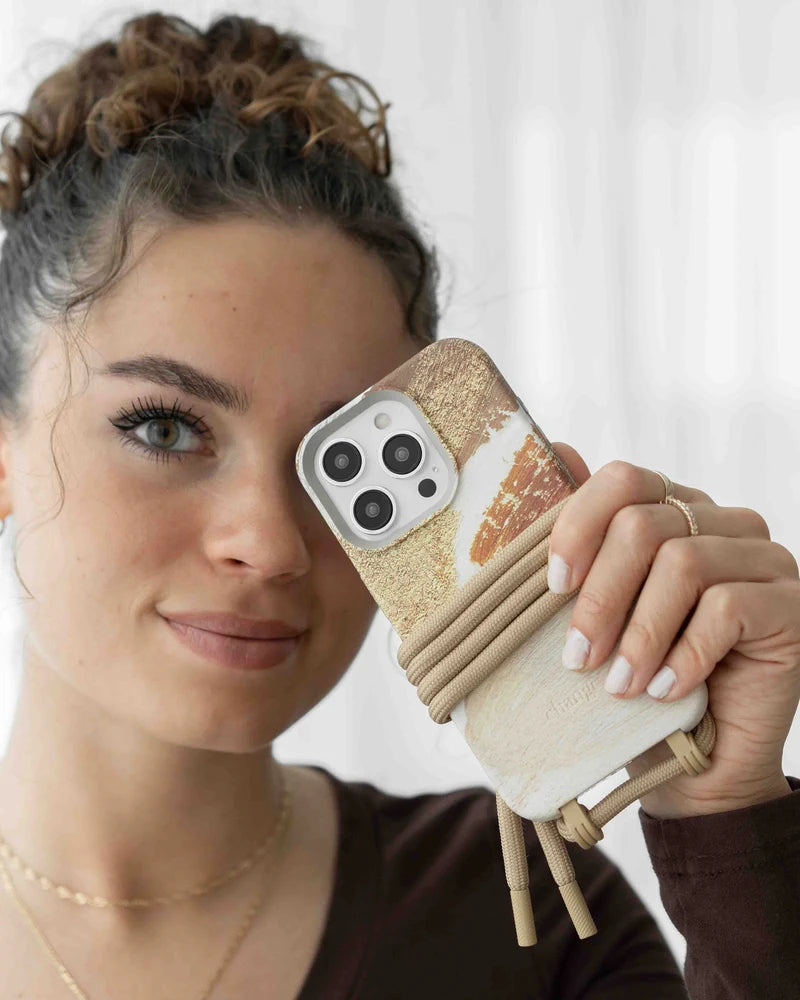 Handykette iPhone 14 Desert Gold