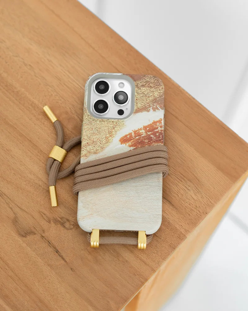 Handykette iPhone 14 Desert Gold