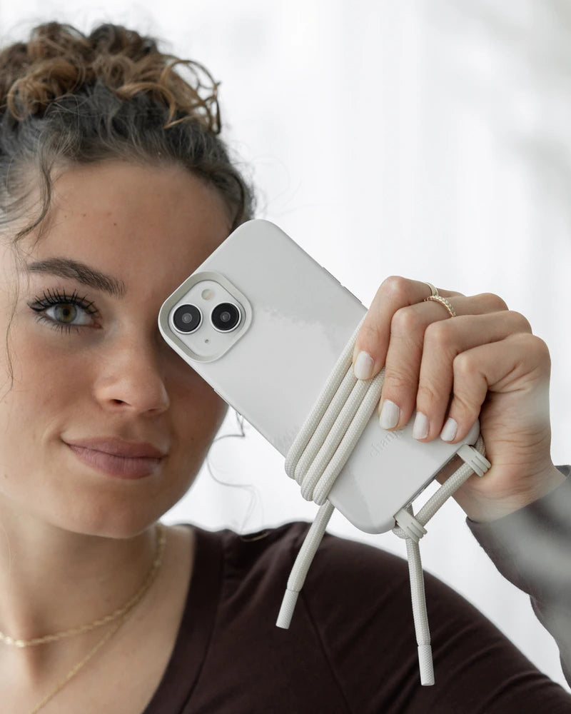 Handykette iPhone 15 Pro Dove Weiß