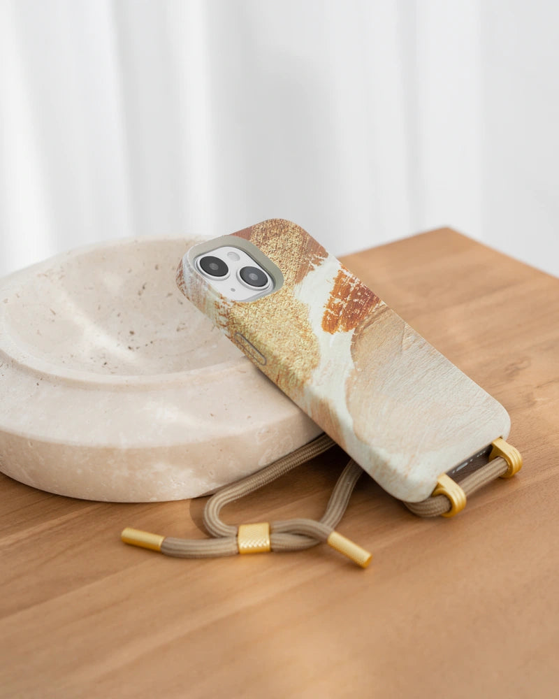 Handykette iPhone 14 Desert Gold