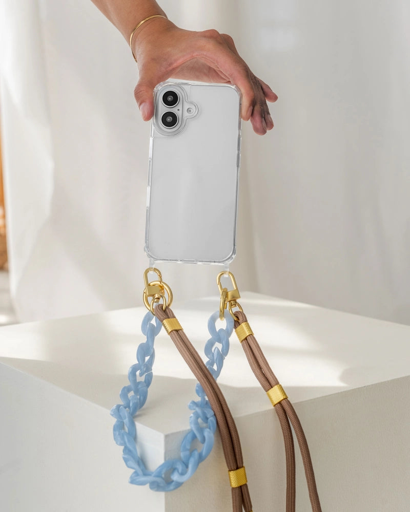 Lanyard Bundle Taupe Blue