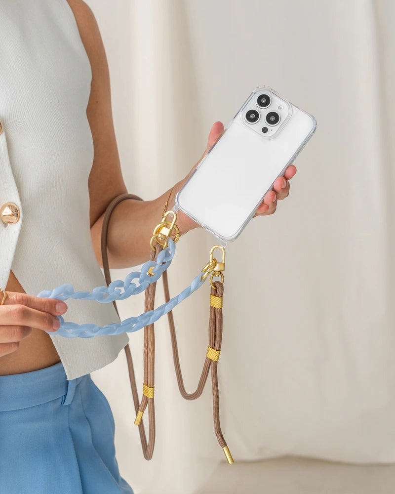 Kordel Bundle Taupe Blau