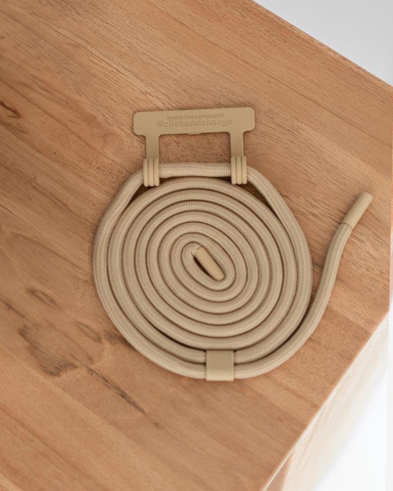 Abnehmbares Band Taupe Braun