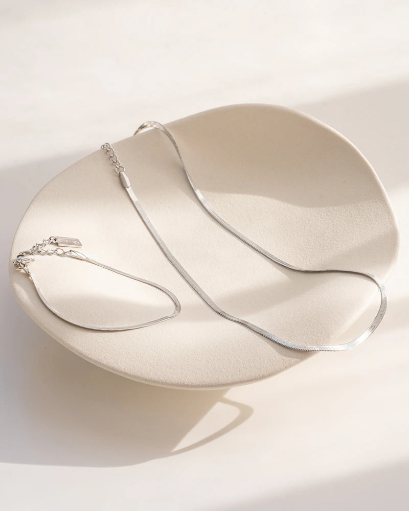 Bundle Kette & Armband Weißgold