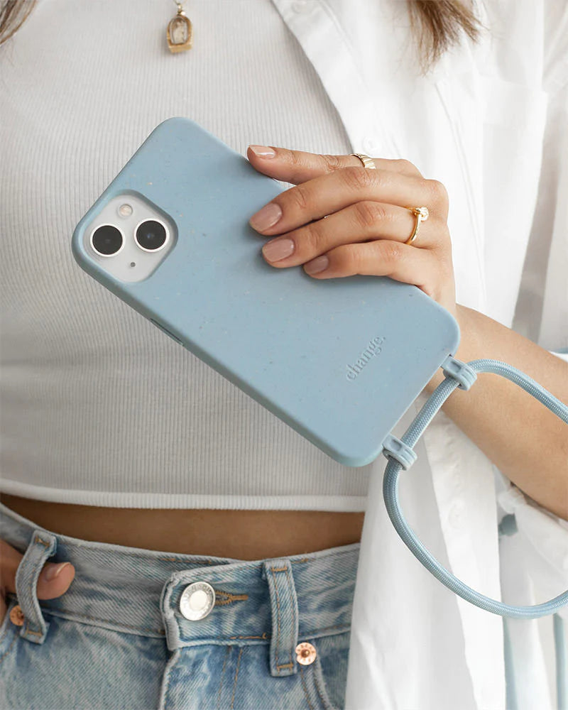 Handykette iPhone 13 Mini Pastell Blau
