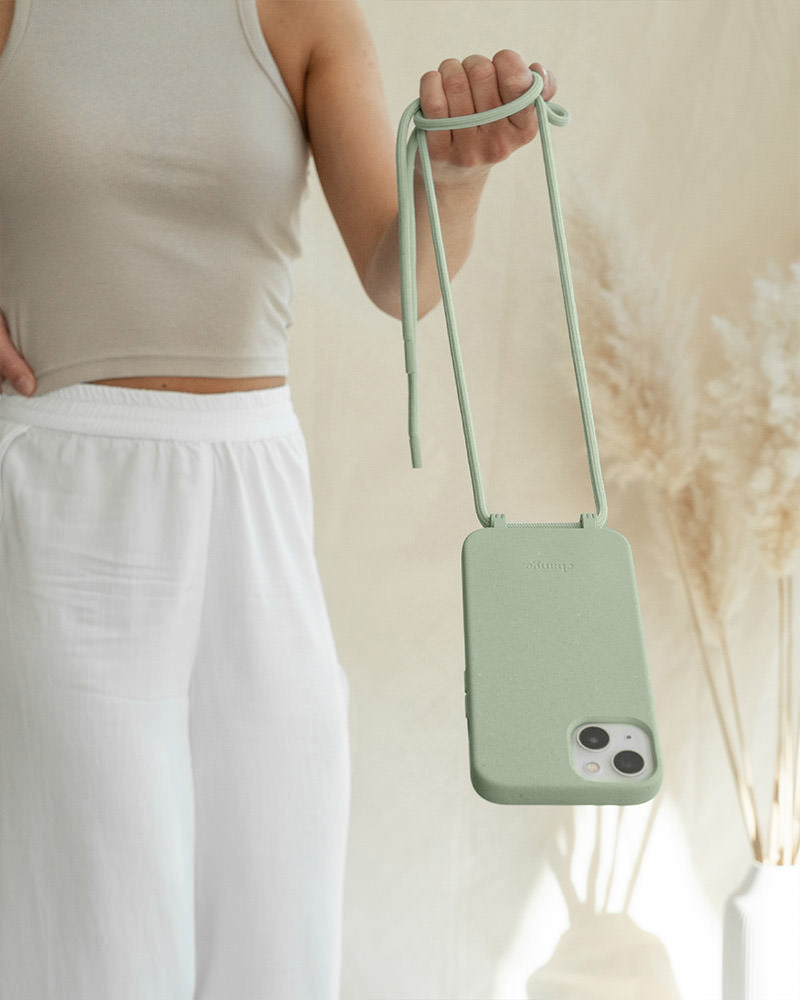 Crossbody Case iPhone 14 Pro Jade Green