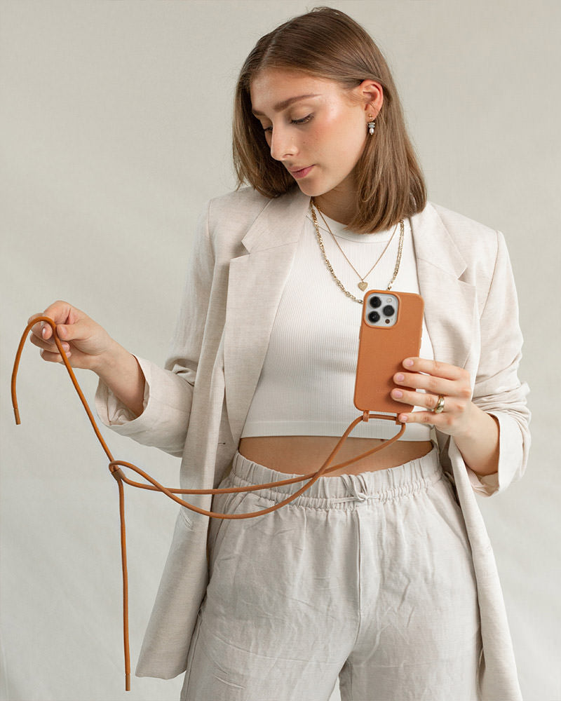 Handykette iPhone 13 Mini Rost Orange
