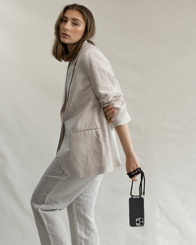 Crossbody Case iPhone 13 Pro Black