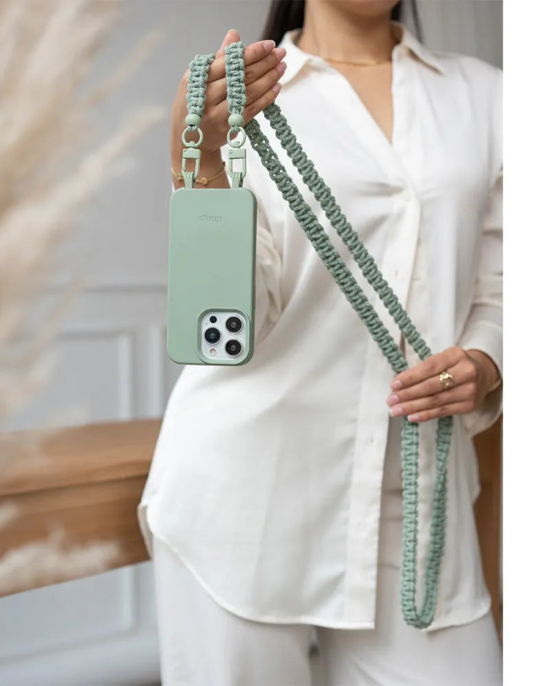 Crossbody Case Braided Green