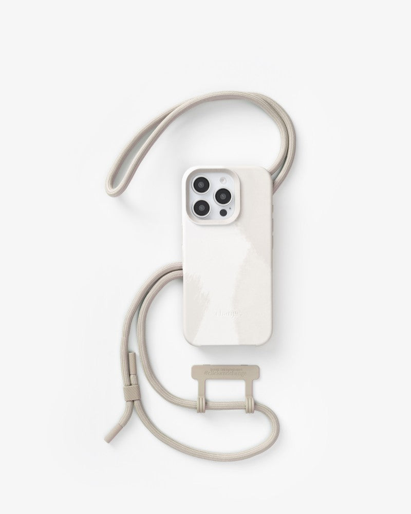 Crossbody Case iPhone 16 Pro Dove White