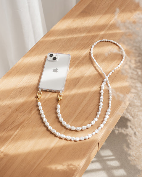 Crossbody Case with pearls | Change the Label