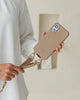 crossbody case iPhone 16 Pro Taupe Brown