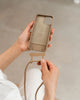 crossbody case iPhone 16 Pro Max Taupe Brown