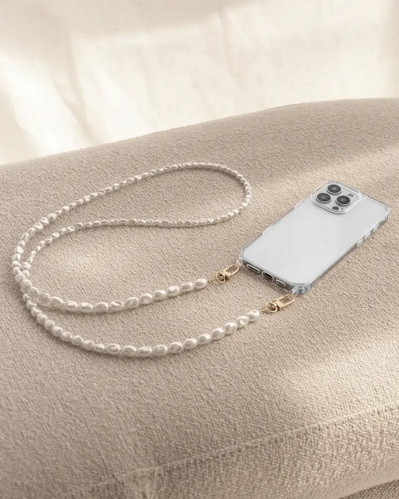 crossbody case Pearls iPhone 16