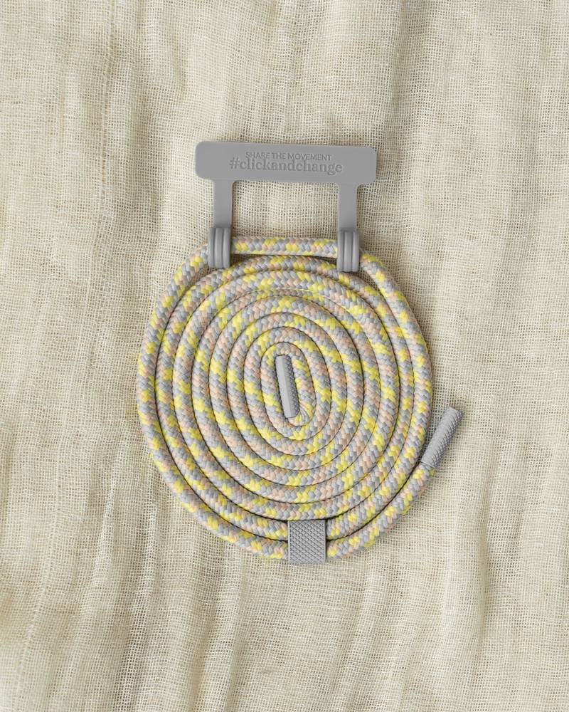 Detachable strap gray-yellow