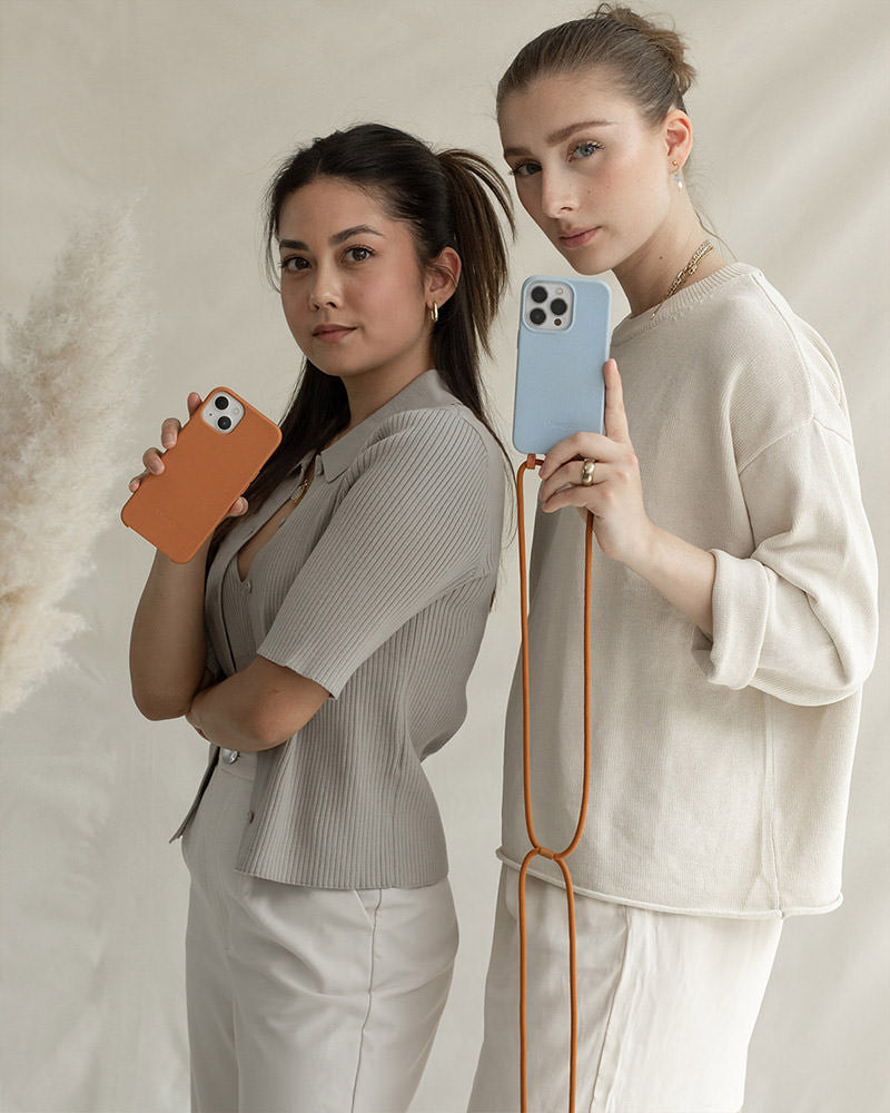 Crossbody Case iPhone 8/7/6(s) Pastel Blue