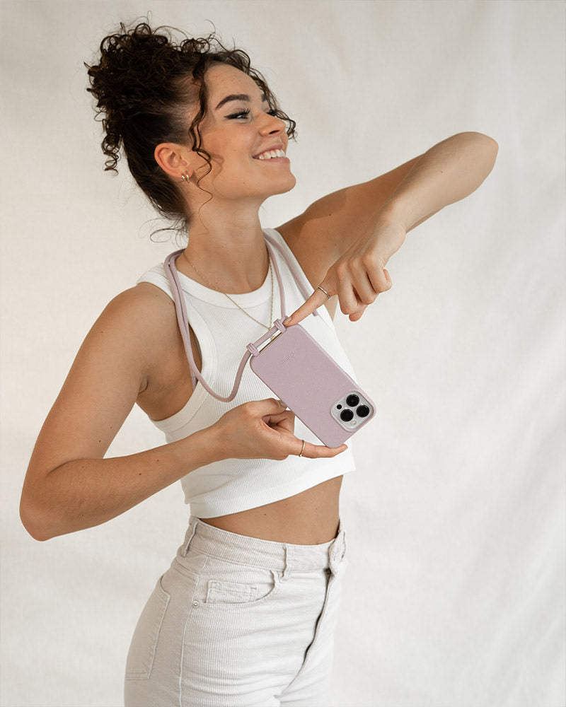 Handykette iPhone 13 Flieder