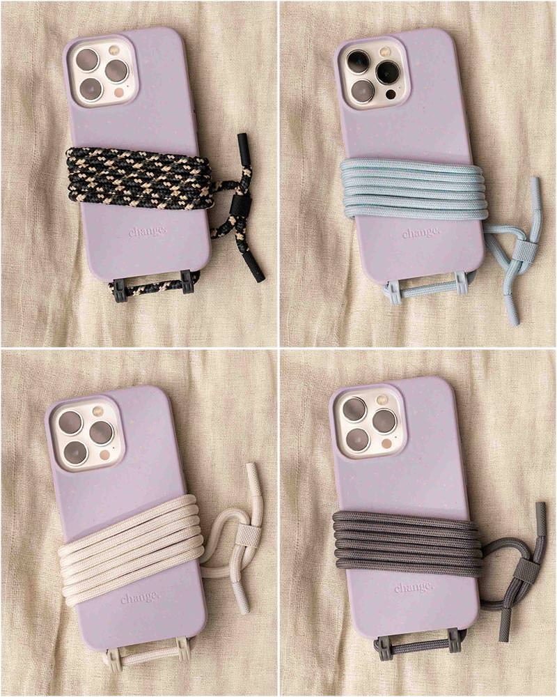 Crossbody Case iPhone 13 Lilac