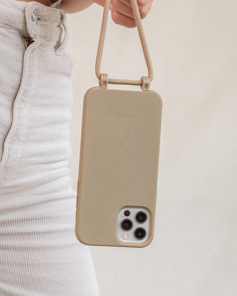 Crossbody Case iPhone 11 / Xr Taupe Brown