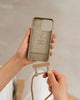 Crossbody Case iPhone 14 Taupe Brown